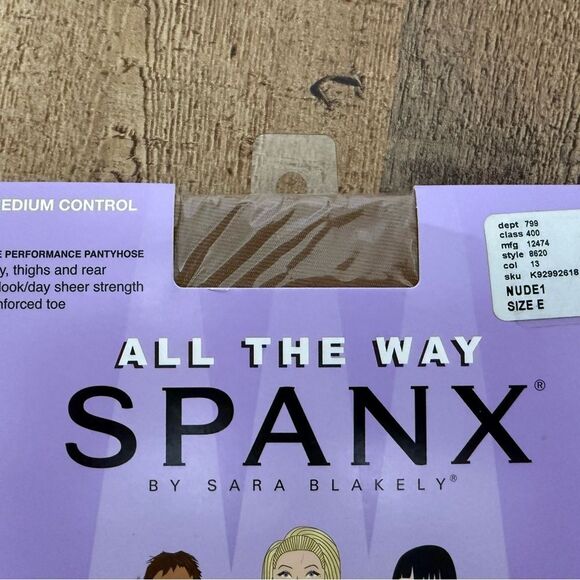 All The Way SPANX by Sara Blakely New In Package
Color is Nude1 
Size E - Picture 7 of 7